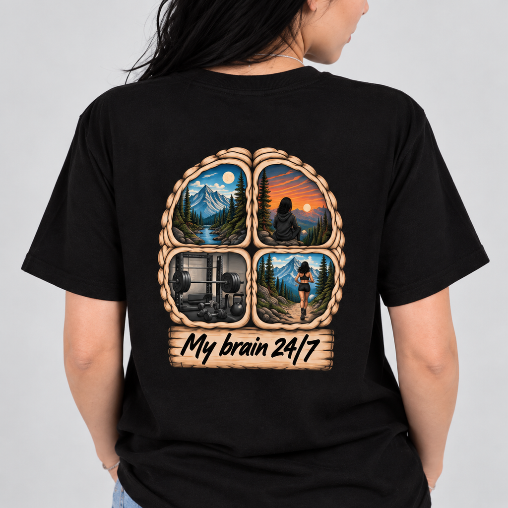 Women's "My Brain 24/7" Graphic T-Shirt