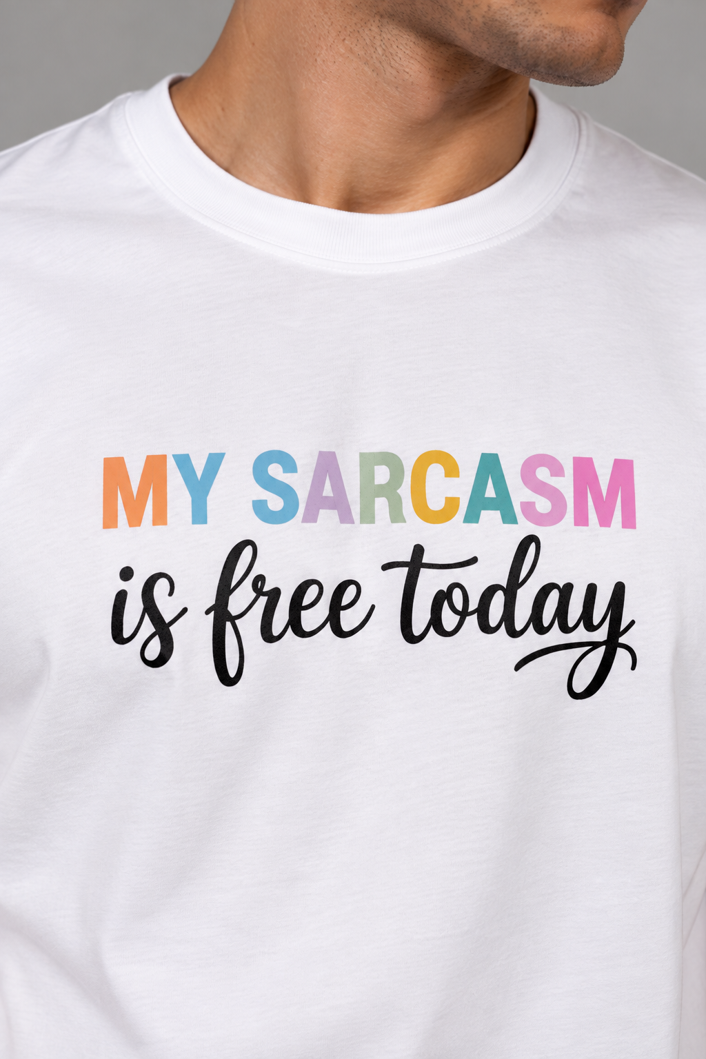 Tricou grafic „Sarcasmul meu este gratuit astăzi”