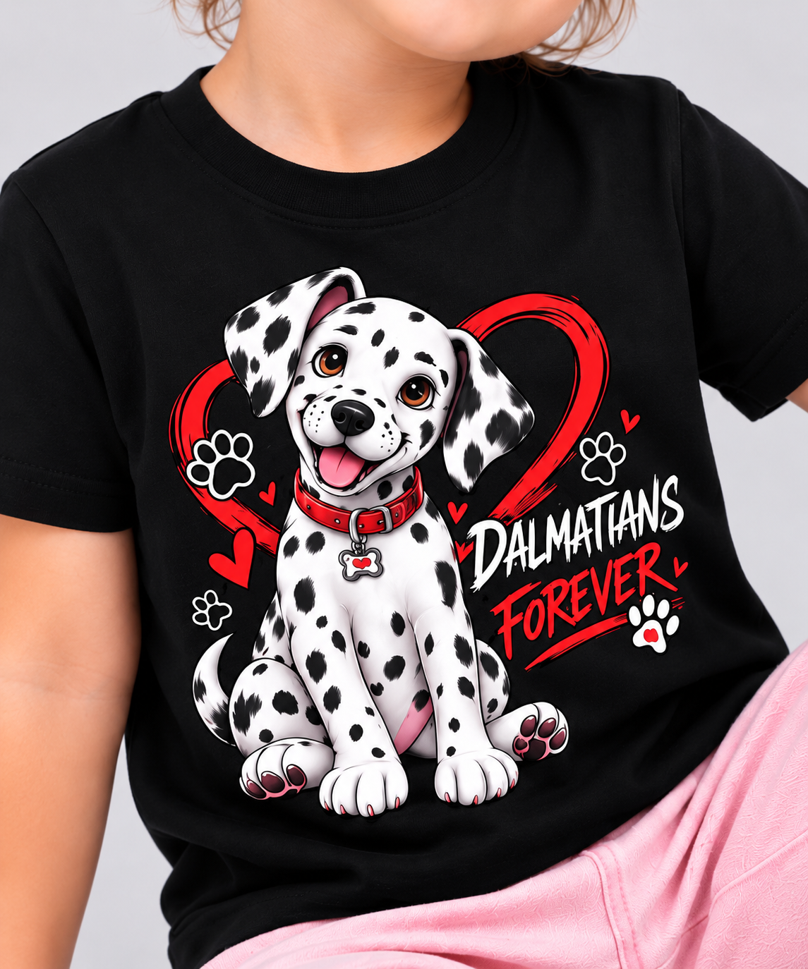 Girls' "Dalmatians Forever" T-Shirt