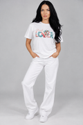Women's "Book Lover" Floral Graphic T-Shirt