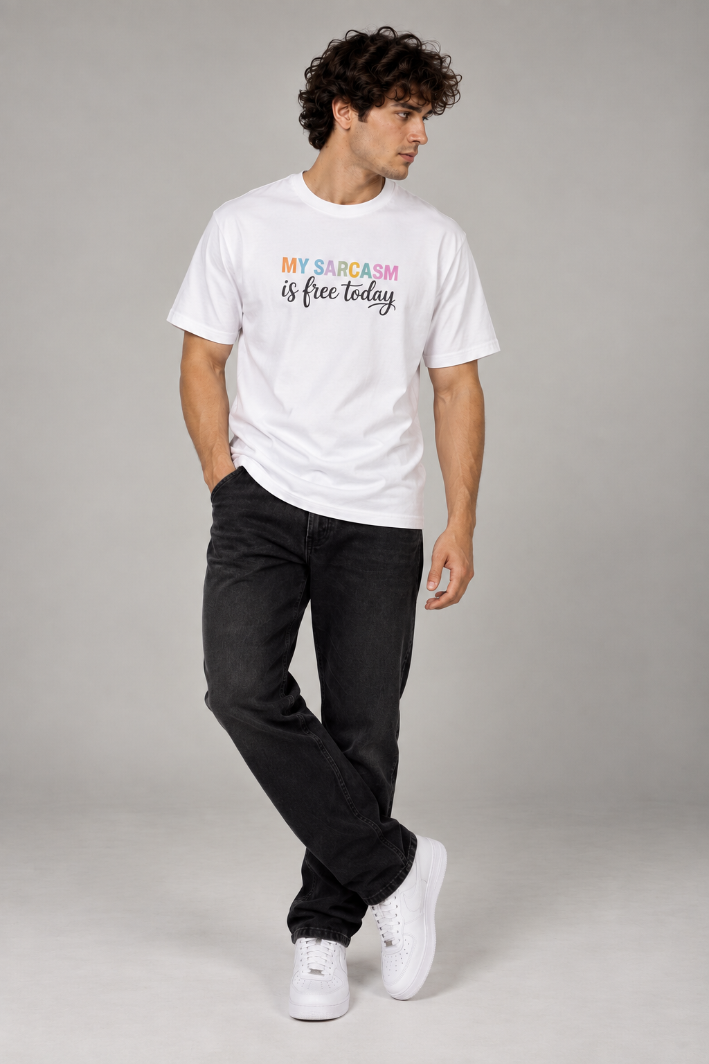 "My Sarcasm Is Free Today" Graphic T-Shirt
