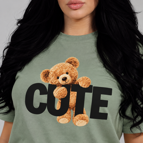 "Cute" Teddy Bear Women's Graphic T-Shirt