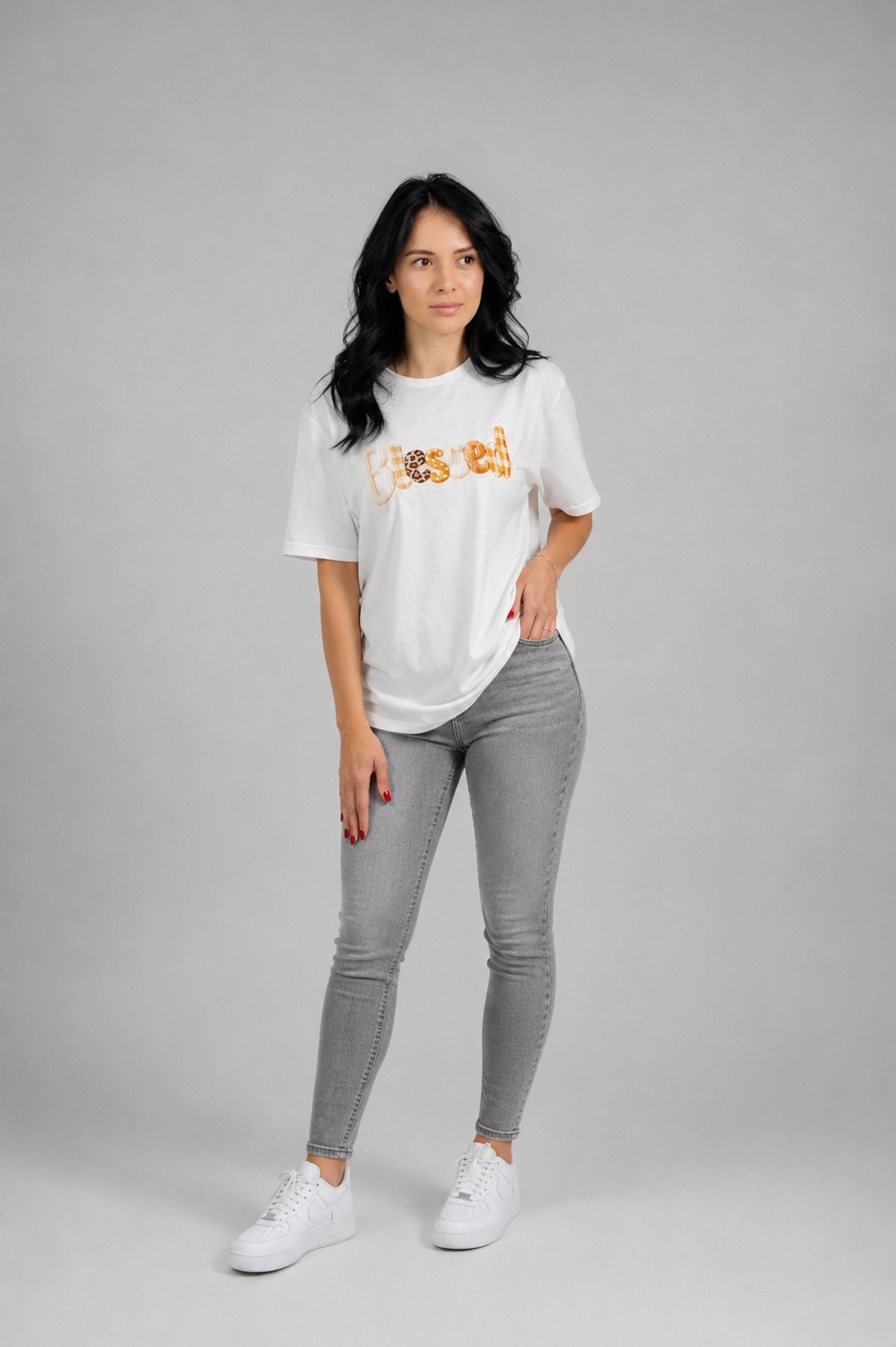 Women's "Blessed" Graphic T-Shirt