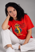 Women’s „Give a Duck” Rebel Graphic T-Shirt